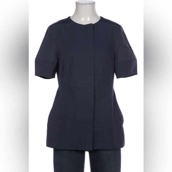 COS Blue short sleeve zip up jacket- Size 2 - Picture 1 of 8